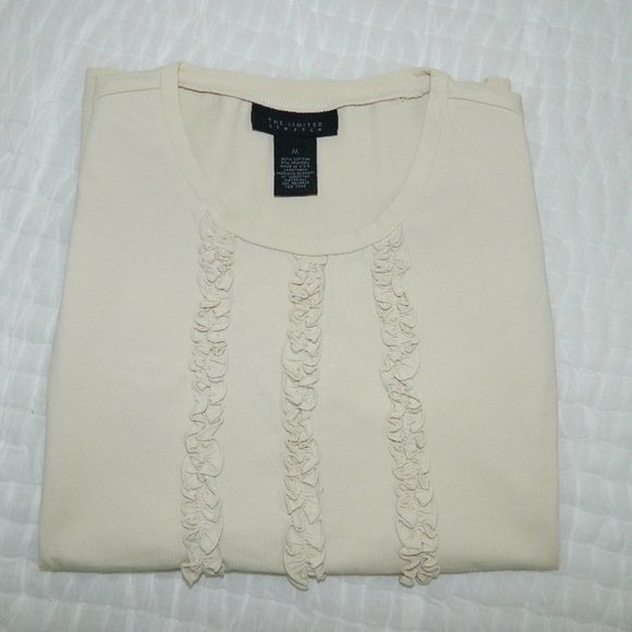 The Limited Stretch Sleeveless Top w/Small ruffle bib - Picture 8 of 8